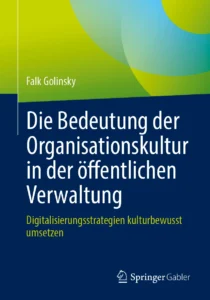 Buchcover Die Bedeutung der Organisationskultur in der öffentlichen Verwaltung